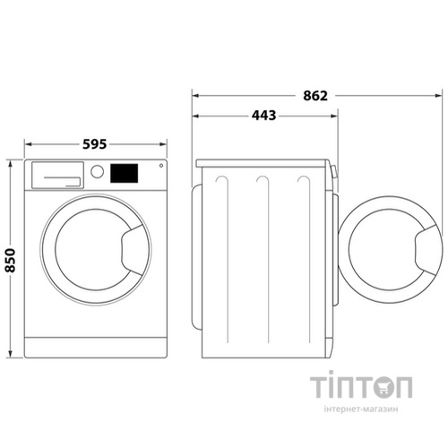 Пральна машина автоматична Indesit OMTWSE 61293 WK UA