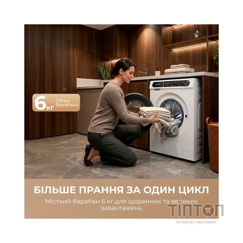 Пральна машина Dreame S6 (DWF06S30CA)