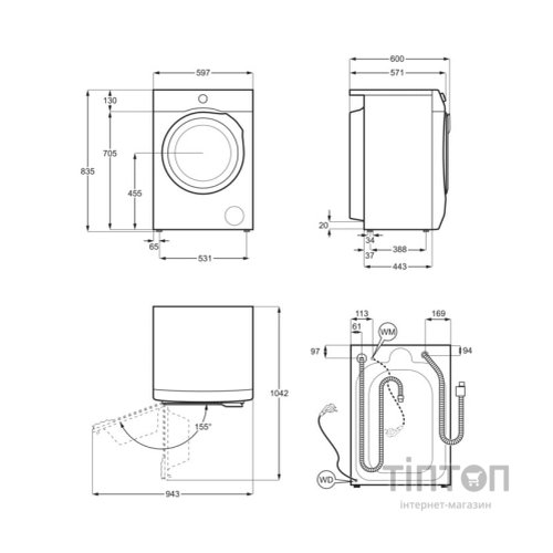 Пральна машина Electrolux EW7W4492U