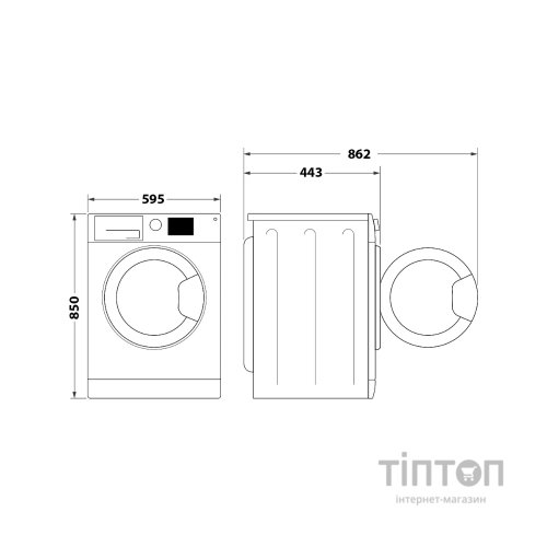 Пральна машина Indesit OMTWSE61293WKUA