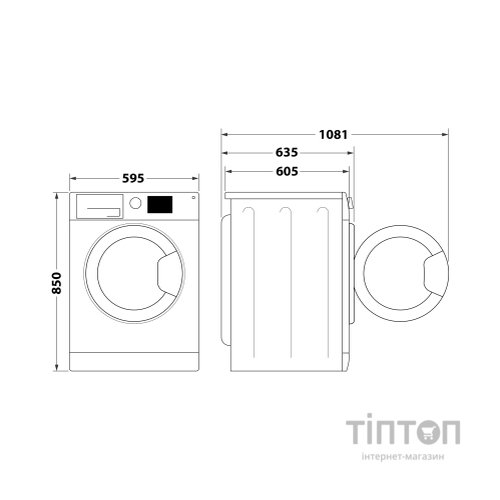 Пральна машина Whirlpool FFWDB1176258BCVUA