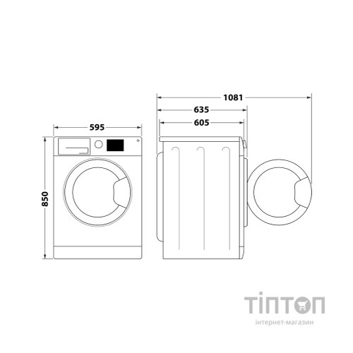 Пральна машина Whirlpool FFWDB976258BVUA