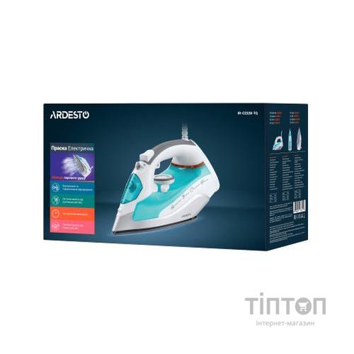 Праска Ardesto IR-C2228-TQ/2200Вт/280мл/пар/ самоочищення /антикапля /керам (IR-C2228-TQ)