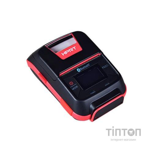 Принтер чеків HPRT HM-E200 мобільний, Bluetooth, USB, червоний+чорний (14657)