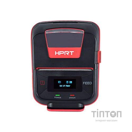 Принтер чеків HPRT HM-E300 мобільний, Bluetooth, USB, червоний+чорний (14656)