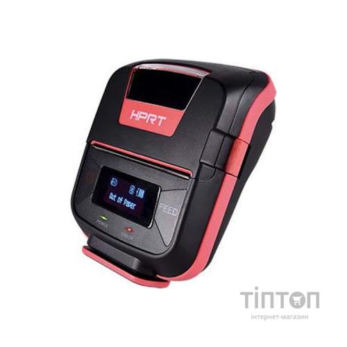 Принтер чеків HPRT HM-E300 мобільний, Bluetooth, USB, червоний+чорний (14656)