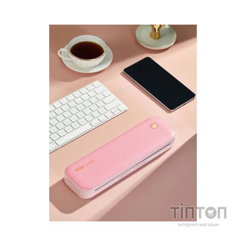 Принтер чеків UKRMARK A40PK А4, Bluetooth, USB, рожевий (900798)