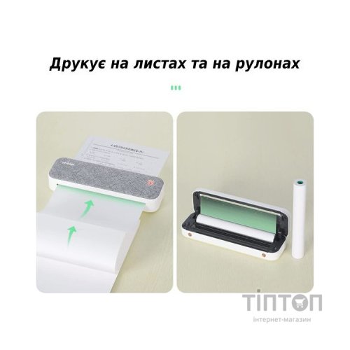Принтер чеків UKRMARK A40PK А4, Bluetooth, USB, рожевий (900798)