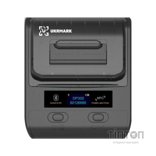 Принтер етикеток UKRMARK DP30BK, USB, Bluetooth, рулони 20-80 мм (900541)