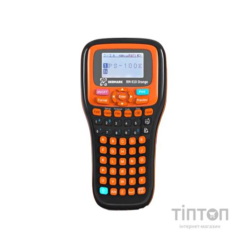 Принтер етикеток UKRMARK RM-910 Orange, сумісний з картриджами Brother TZe (900416)