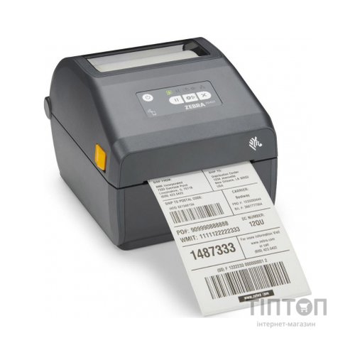 Принтер етикеток Zebra ZD421D USB,USB Host, Bluetooth (ZD4A042-D0EM00EZ)