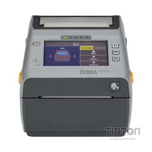 Принтер етикеток Zebra ZD621t 300dpi, USB, USB Host, Ethernet, Serial, Bluetooth (ZD6A043-30EF00EZ)