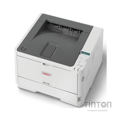 Принтер лазерний OKI B412DN білий