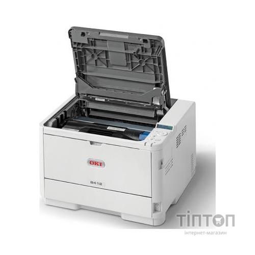 Принтер лазерний OKI B412DN білий