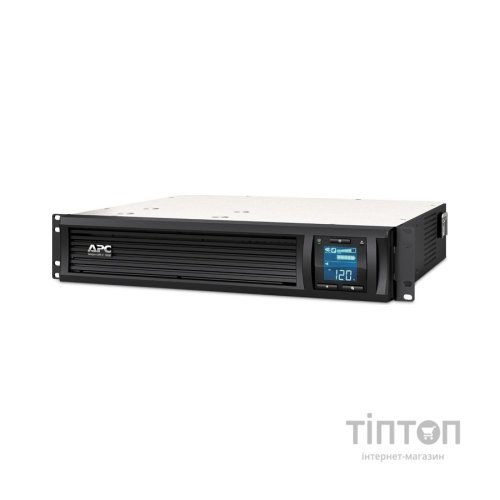 Пристрій безперебійного живлення APC Smart-UPS C 1000VA LCD RM 2U with SmartConnect (SMC1000I-2UC)