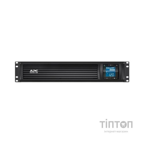 Пристрій безперебійного живлення APC Smart-UPS C 1000VA LCD RM 2U with SmartConnect (SMC1000I-2UC)