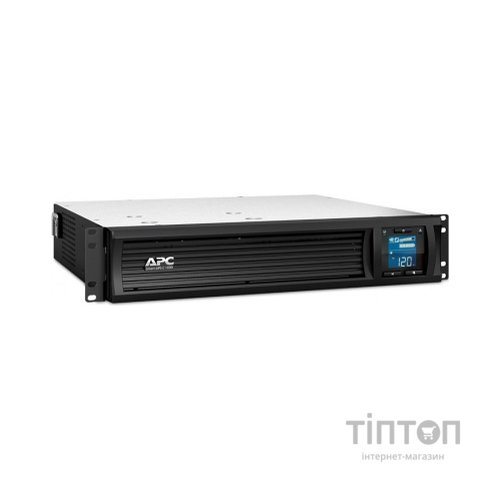 Пристрій безперебійного живлення APC Smart-UPS C 1000VA LCD RM 2U with SmartConnect (SMC1000I-2UC)