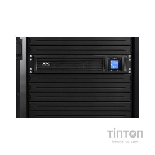 Пристрій безперебійного живлення APC Smart-UPS C 1000VA LCD RM 2U with SmartConnect (SMC1000I-2UC)