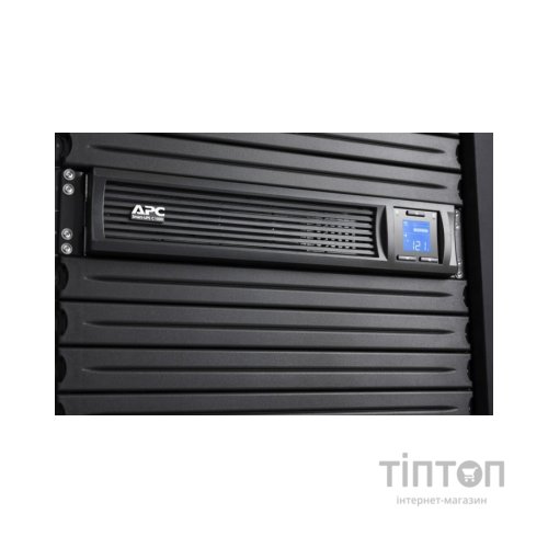 Пристрій безперебійного живлення APC Smart-UPS C 1000VA LCD RM 2U with SmartConnect (SMC1000I-2UC)