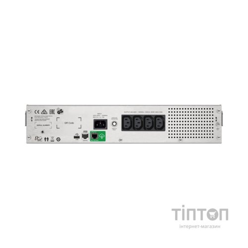 Пристрій безперебійного живлення APC Smart-UPS C 1000VA LCD RM 2U with SmartConnect (SMC1000I-2UC)