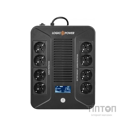 Пристрій безперебійного живлення LogicPower LP-UL800VA-8PS (16161)