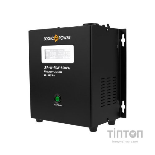 Пристрій безперебійного живлення LogicPower LPA- W - PSW-500VA, 2A/5А/10А (7145)