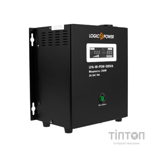 Пристрій безперебійного живлення LogicPower LPA- W - PSW-500VA, 2A/5А/10А (7145)