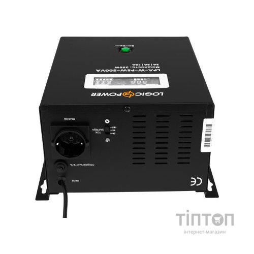 Пристрій безперебійного живлення LogicPower LPA- W - PSW-500VA, 2A/5А/10А (7145)