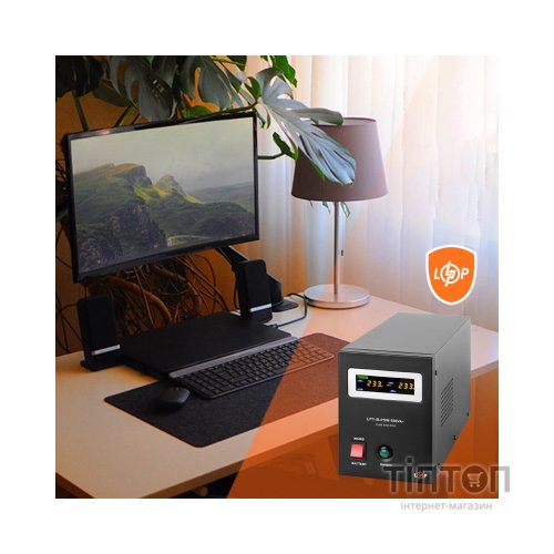Пристрій безперебійного живлення LogicPower LPY-B-PSW-500VA+
