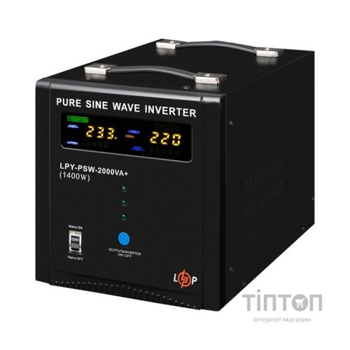 Пристрій безперебійного живлення LogicPower LPY- PSW-2000VA+ (1400W) (22873)