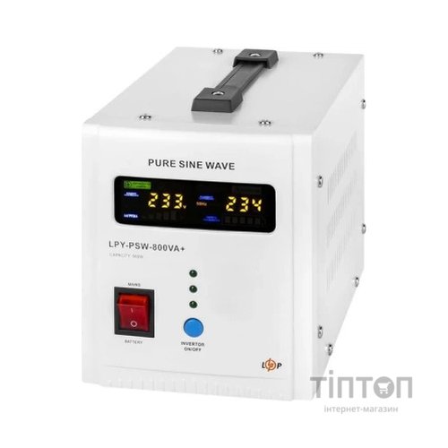 Пристрій безперебійного живлення LogicPower LPY-PSW-800VA+