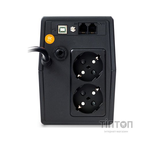 Пристрій безперебійного живлення nJoy Horus Plus 800 USB (PWUP-LI080H1-AZ01B)