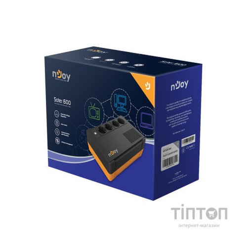 Пристрій безперебійного живлення nJoy Soter 600 USB (PWUP-LI060SR-AZ01B)