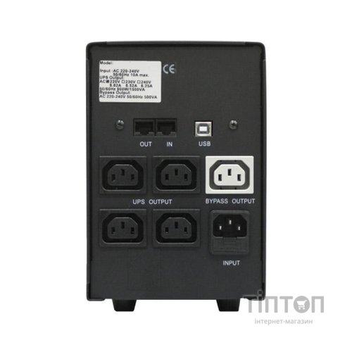 Пристрій безперебійного живлення  POWERCOM BNT-1000AP KING Back Pro