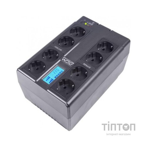 Пристрій безперебійного живлення Powercom CUB-850N LCD