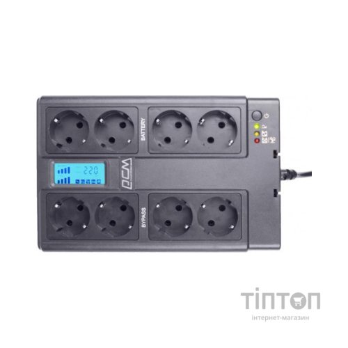 Пристрій безперебійного живлення Powercom CUB-850N LCD
