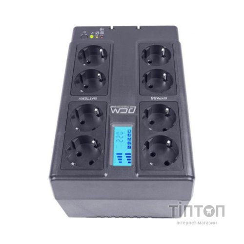 Пристрій безперебійного живлення Powercom CUB-850N LCD