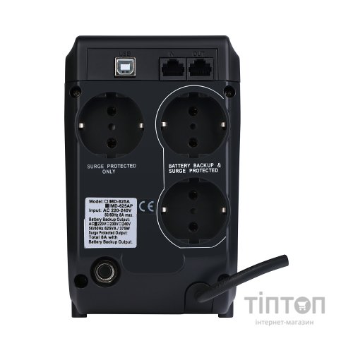 Пристрій безперебійного живлення Powercom IMD-825 AP Schuko