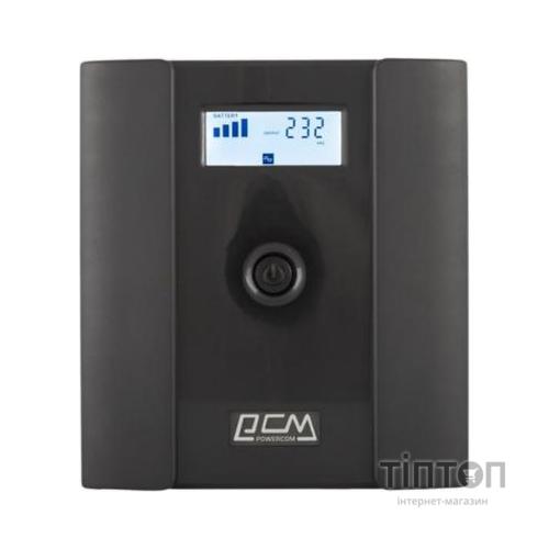 Пристрій безперебійного живлення Powercom RPT-1500AP LCD SCHUKO