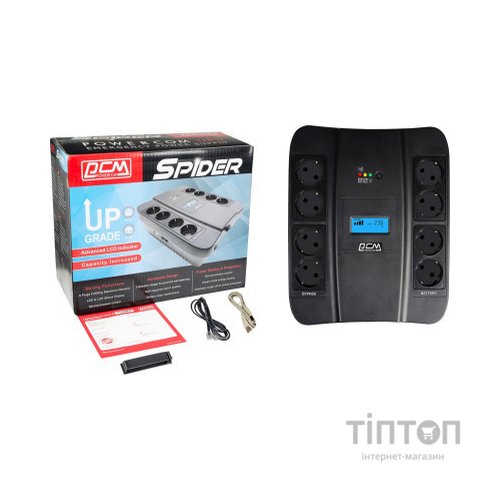 Пристрій безперебійного живлення Powercom SPD-1100U LCD, 605W (SPD-1100U.LCD)