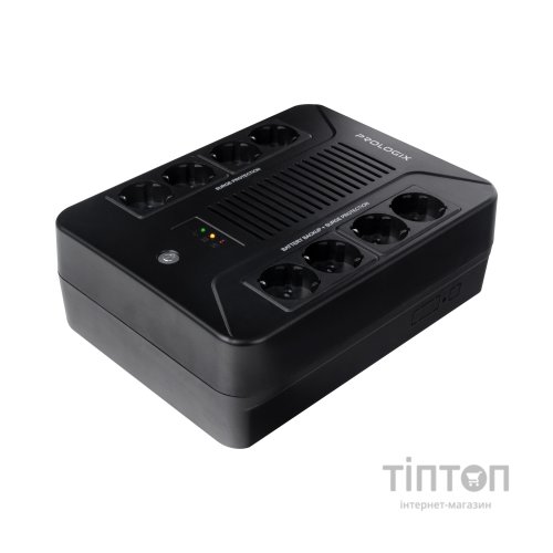 Пристрій безперебійного живлення Prologix 1000VA 600W (PLP1000VA8LED)