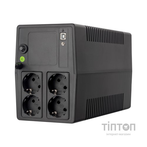 Пристрій безперебійного живлення Prologix 1000VA 600W USB (PLPU1000VA4LED)