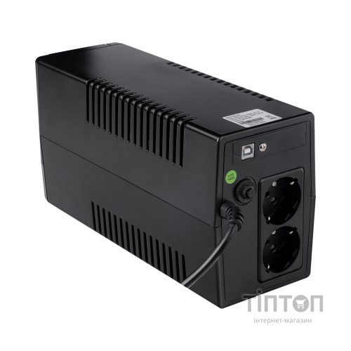 Пристрій безперебійного живлення Prologix 800 480W USB (PLPU800VA2LED)