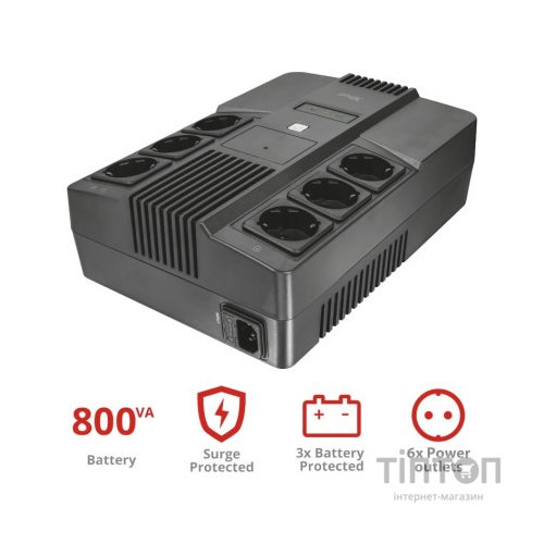 Пристрій безперебійного живлення Trust Maxxon 800VA UPS (23326_TRUST)