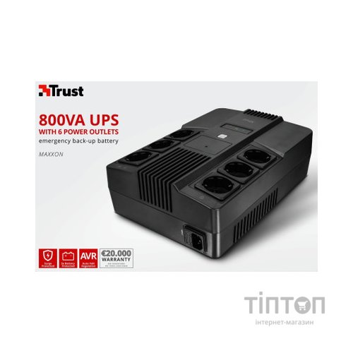 Пристрій безперебійного живлення Trust Maxxon 800VA UPS (23326_TRUST)