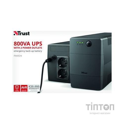 Пристрій безперебійного живлення Trust Paxxon 800VA (23503_TRUST)