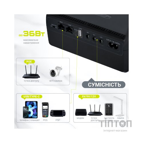 Пристрій безперебійного живлення TTN DCL-36W (1283126598449)