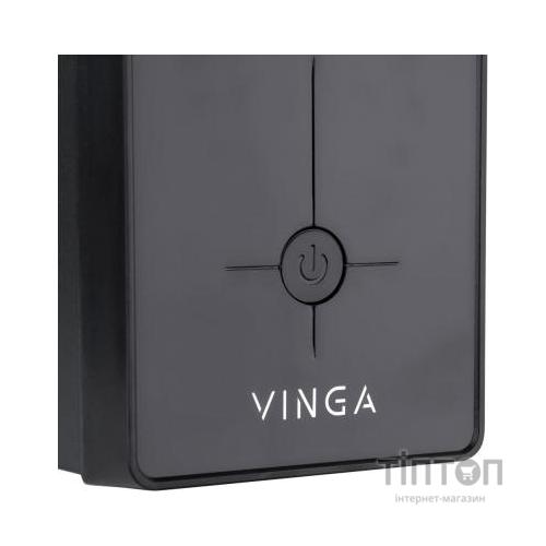 Пристрій безперебійного живлення Vinga LCD 1200VA metal case with USB (VPC-1200MU)