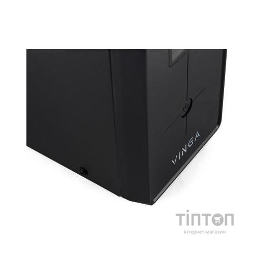 Пристрій безперебійного живлення Vinga LCD 1200VA metal case with USB (VPC-1200MU)