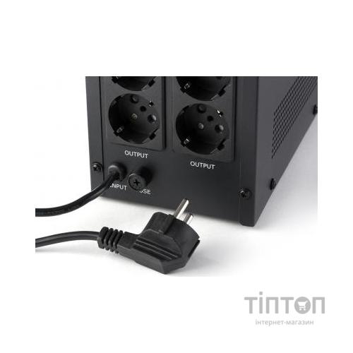 Пристрій безперебійного живлення Vinga LCD 1200VA metal case with USB (VPC-1200MU)